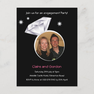 Invitation du Ring Photo Engagement Party