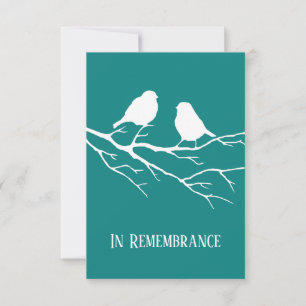 Invitation du service commémoratif Deux oiseaux Si