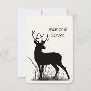 Invitation du service commémoratif Stag Deer Mascu
