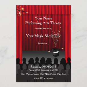 Invitation du spectacle Magic Stage Arts du théâtr