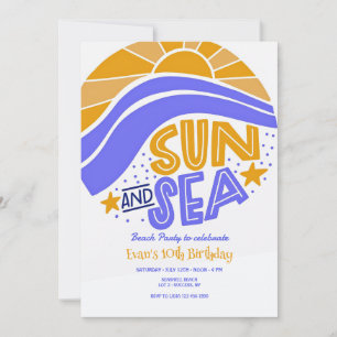 Invitation du Sun and Sea Beach Party