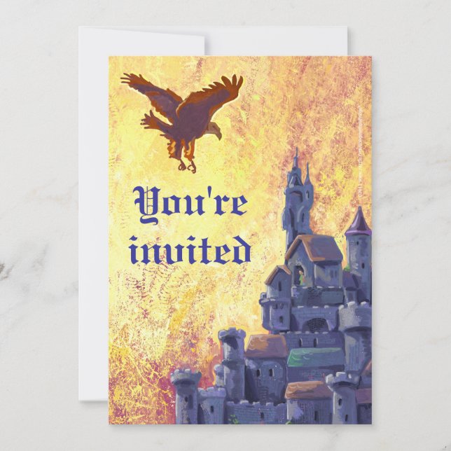 Invitation du Sunset Castle Party (Devant)