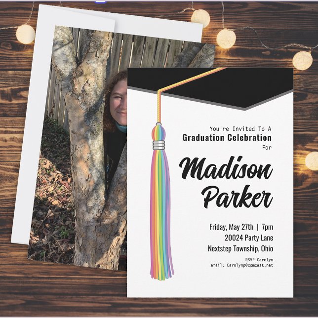 Invitation du Tassel Graduation Party (Créateur téléchargé)