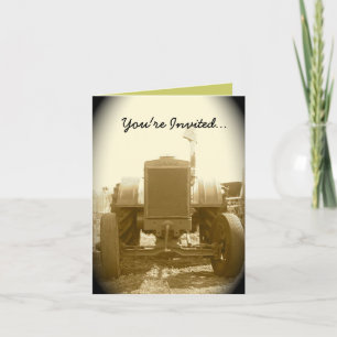 Invitation du tracteur — Vieux tracteur