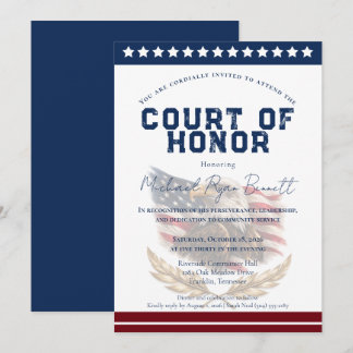 Invitation du Tribunal patriotique d'honneur