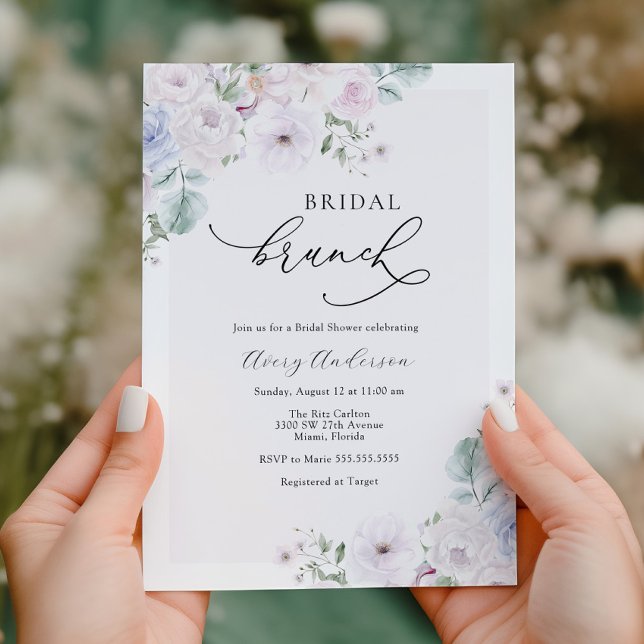 Invitation du Wedding shower de Brunch nuptial (Créateur téléchargé)