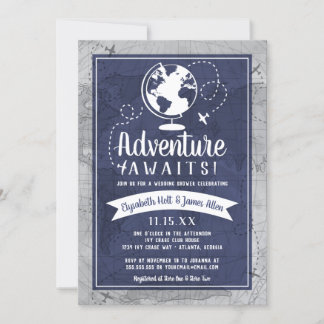 Invitation du Wedding shower de l'avion