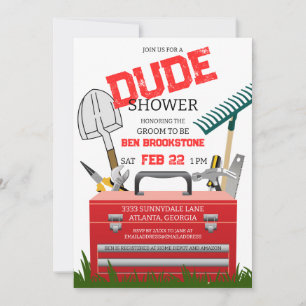 Invitation du Wedding shower de l'outil de chambre
