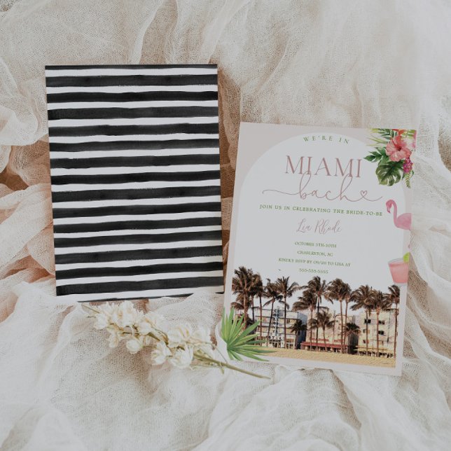 Invitation du week-end de Miami Bachelorette (Créateur téléchargé)