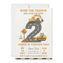 Dump Truck Construction 2nd Birthday