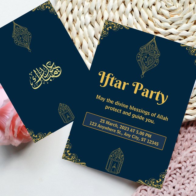 Invitation d'un parti de l'Iftar de la Marine (Créateur téléchargé)