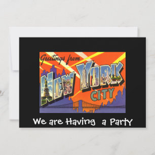 Invitation d'une soirée privée à New York