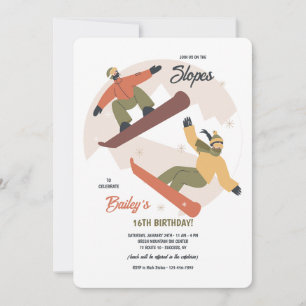 Invitation Duo de Snowboard