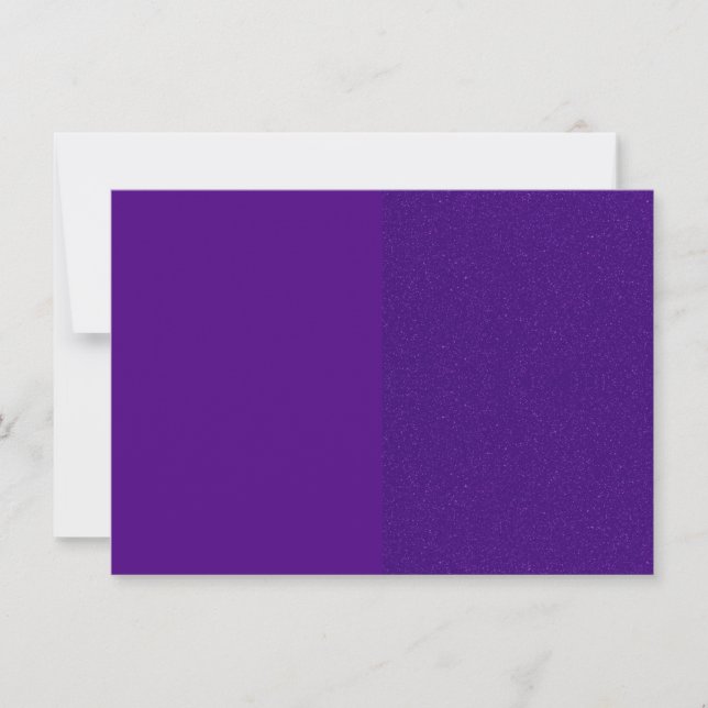 Invitation Duo Violet Séparable – Personnalisable (Devant)