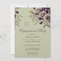 Dustush Blush Purple Boho Roses