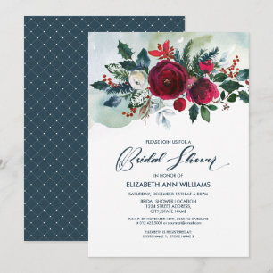 Invitation Dusty Blue   Fête des mariées Bourgogne en fleurs 