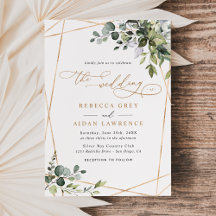 Dusty Blue Green Gold Eucalyptus Mariage de verdur