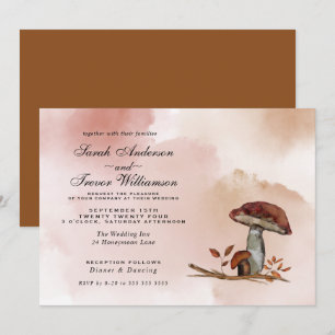 Invitation Dusty Plum Mariage Pleine lune Dragonfly Pond Invi