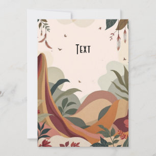 Invitation Earthy Escape