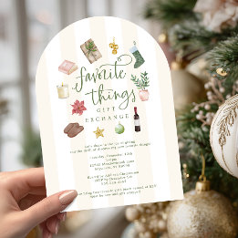 Invitation Échange de cadeaux de Noël