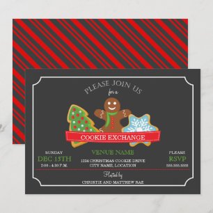 Invitation Échange de cookies de Noël