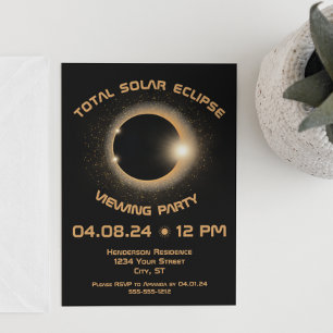 Invitation Eclipse solaire - Partie de visualisation personna