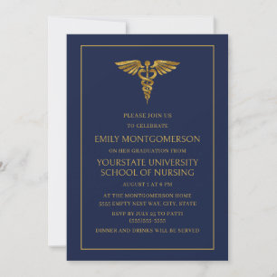 Invitation École de soins infirmiers Blue Gold de la Marine m