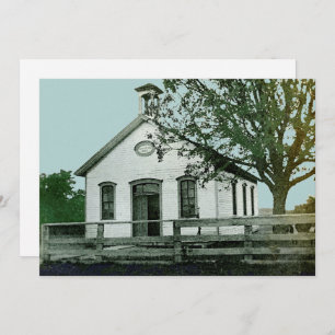 Invitation École une salle école école vintage Play Event