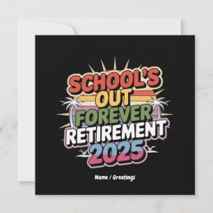 Invitation Écoles à la retraite permanente 2025 Enseignants à