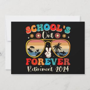 Invitation Écoles Out Forever Retraité Enseignant Jour Dernie