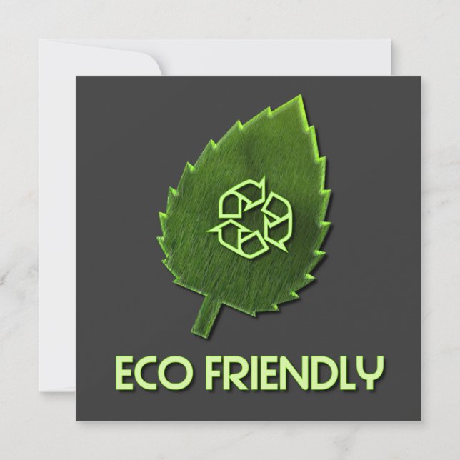 Invitation écologique (Devant)