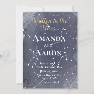 Invitation Écrit dans les étoiles