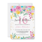 Écriture dorée rose jaune printemps Sweet 16