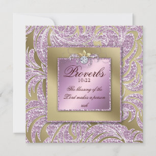 Invitation Écriture La Disposition de Dieu Proverbes 10:22