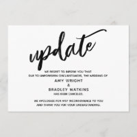 Écriture manuscrite Annulation de la mise à jour d