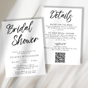 Invitation Écriture Manuscrite Mariage Minimaliste Moderne Cé