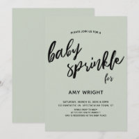 Écriture simple et moderne Écran à main Bébé Sprin