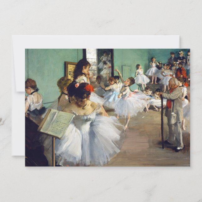 Invitation Edgar Degas - Classe Danse (Devant)