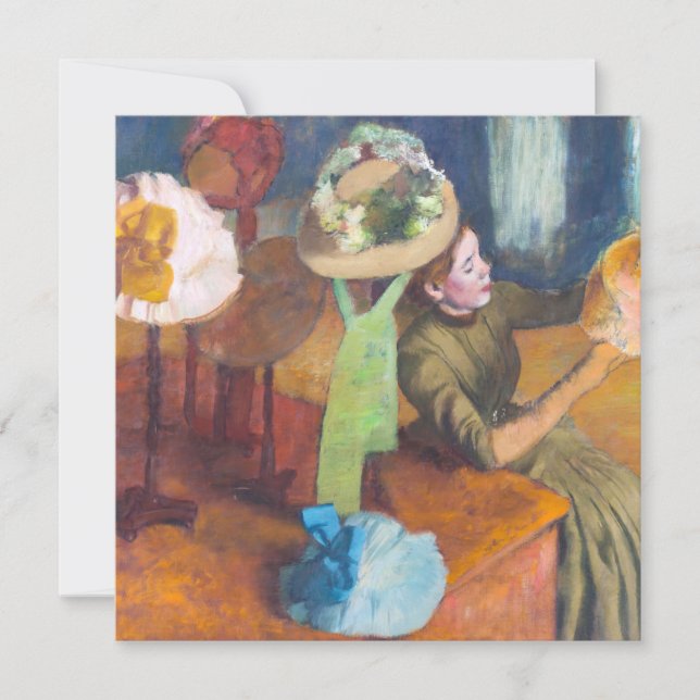 Invitation Edgar Degas - La boutique de la friterie (Devant)