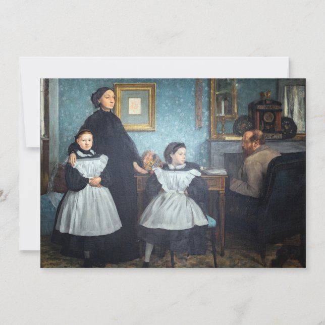 Invitation Edgar Degas - La famille Bellelli (Devant)