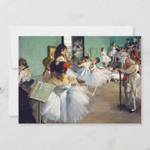 Invitation Edgar Degas - Le Cours de Danse