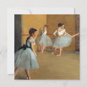 Invitation Edgar Degas Le Foyer de danse à l'Opéra