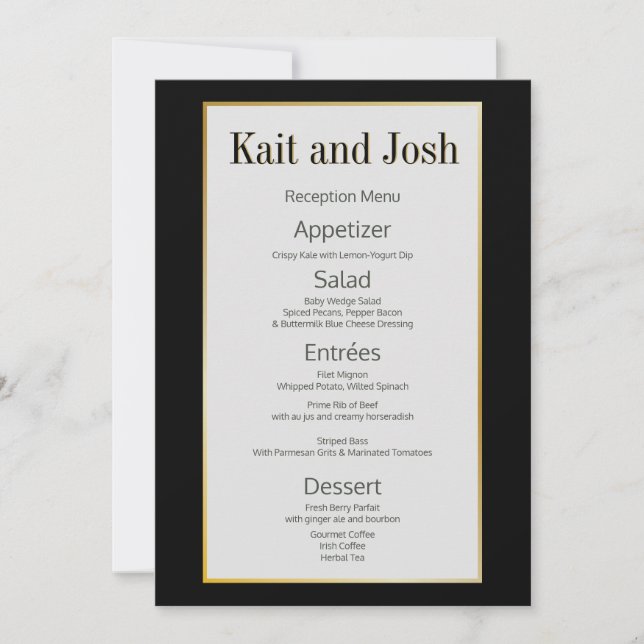 Invitation Edgy Black Digital Abstrait Extraordinaire Fab SVG (Devant)