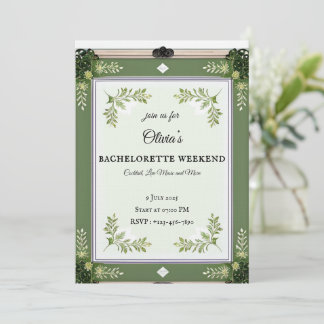 Invitation Editable Invitation, Greeting Card & Printables