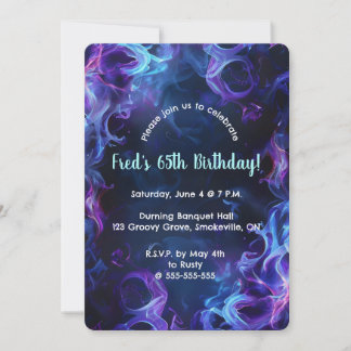 Invitation Editable Smoky 