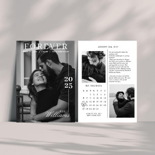 Invitation Editorial Calendrier magazine mariage enregistrer 