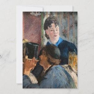 Invitation Edouard Manet - Serveuse de bock