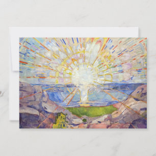 Invitation Edvard Munch - Le Soleil 1911