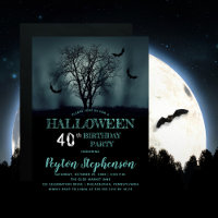 Eerie Tree Bats Halloween 40e Anniversaire Fête In