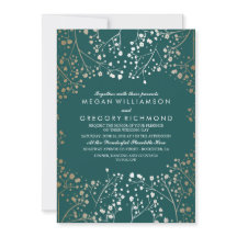 Effet de l'huile d'or Turquoise Mariage de la resp